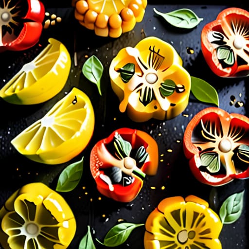 The One-Pan Mediterranean Power Bowl ingredients.