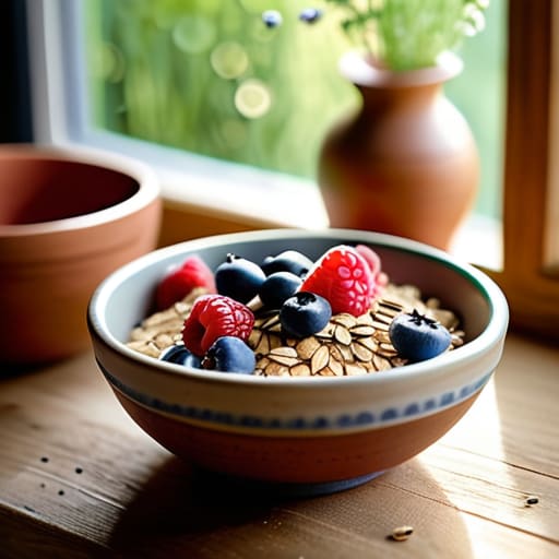 The Ultimate Morning Power Bowl with oats.