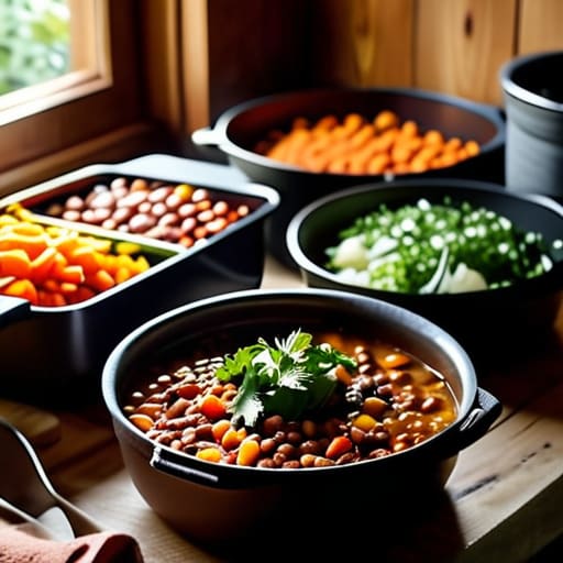 Batch-Cooking Your Liquid Gold in glass containers.