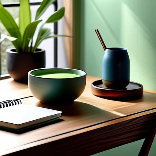 Smart lighting for circadian rhythm office setup.