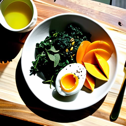 Nutrient-Dense Brain Fuel with leafy greens.