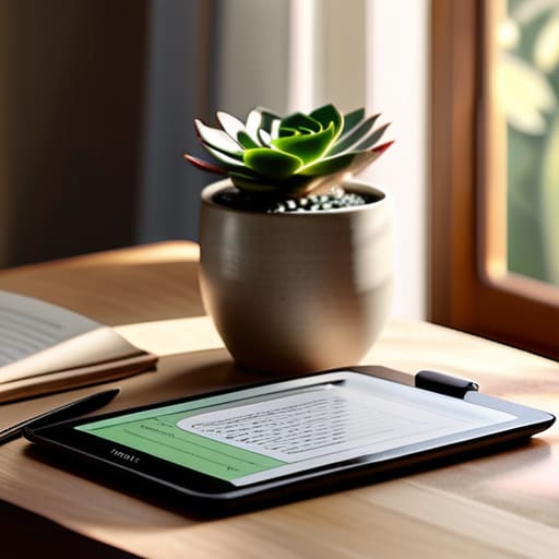 Using The Digital Minimalism Tablet for journaling.
