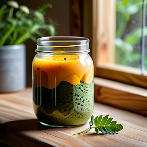 The Ultimate Green Fuel Smoothie with mango.