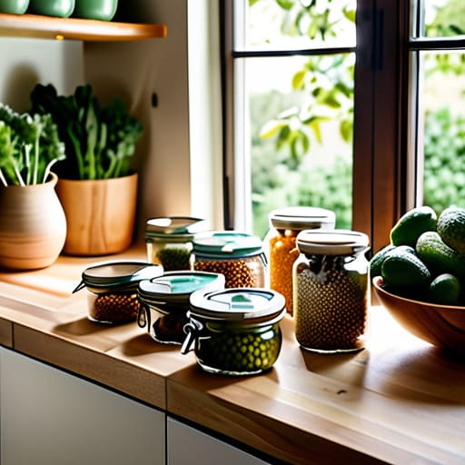 Tips on how to stock a healthy kitchen.