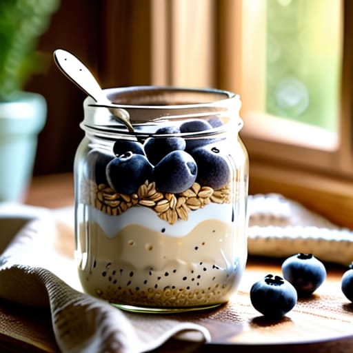 Overnight Oats with a Protein Twist.