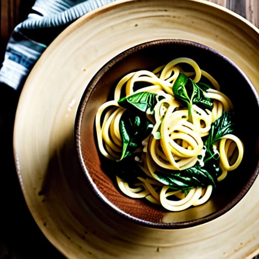 Pesto Pasta with a Green Twist.